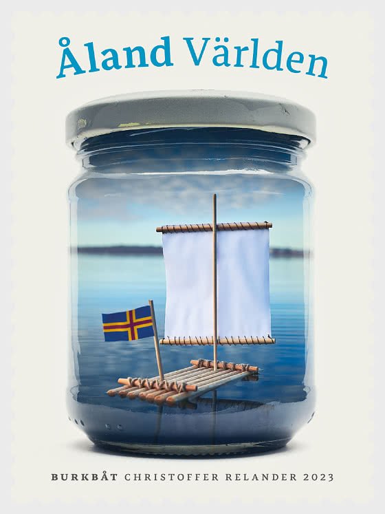 2023 Aland Bark Boat in a Jar (Scott NA) MNH
