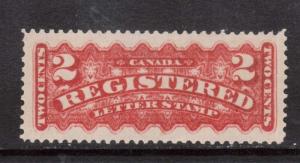Canada #F1b XF/NH **With Certificate**