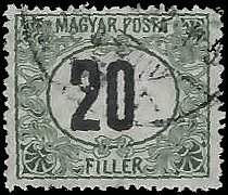 HUNGARY   #J25 USED (1)