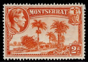 MONTSERRAT GVI SG104a, 2d orange, M MINT.