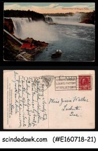 CANADA - 1920 NIAGARA FALLS PICTURE POSTCARD to LACHUTE WITH KGV STAMP