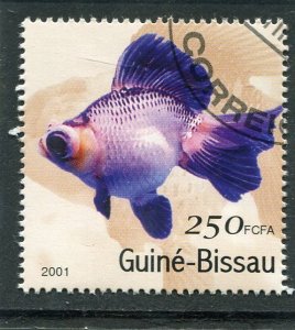 Guinea-Bissau 2001 FISH 1 value Perforated Fine used VF