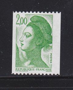 France 2080 Coil Stamp MNH Liberty (A)