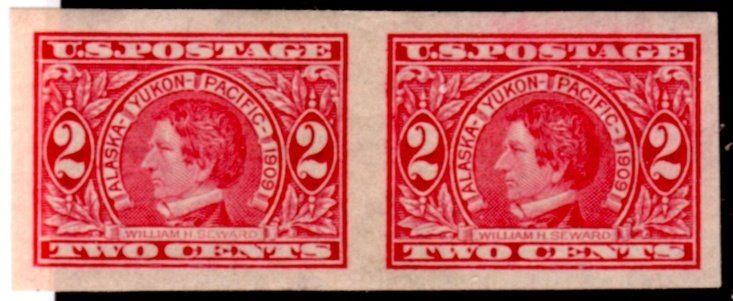 US Stamp #371 MNH William Seward Imperf. Pair