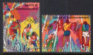 UN Geneva 289-290 Sports MNH VF