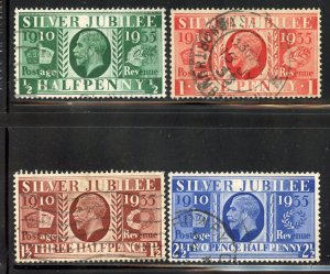 Great Britain # 226-9, Used.