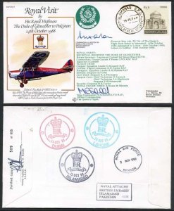 RV7f The Duke of Gloucester to Pakistan Signed by A.L. Horton