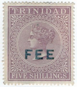 (I.B) Trinidad & Tobago Revenue : Fee 5/-