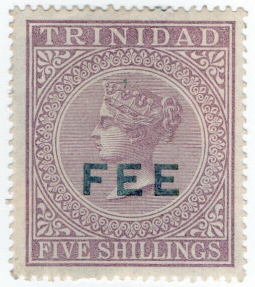 (I.B) Trinidad & Tobago Revenue : Fee 5/-