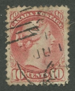 CANADA #45 USED SMALL QUEEN DATED 