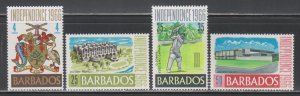 Barbados,  Independence (SC# 290-293) MNH SET