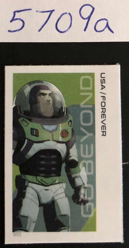 US 5709a Imperf. Buzz Lightyear unused single