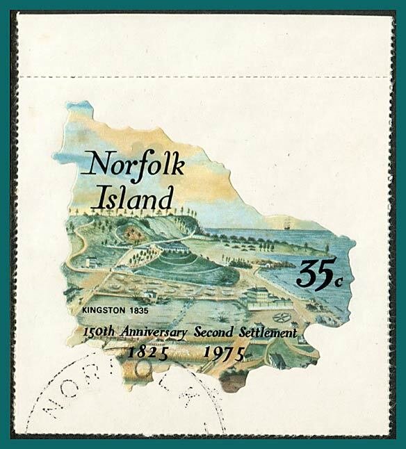 Norfolk Island 1975 Settlement, 35c CTO #186,SG164