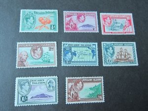 Pitcairn Island 1940 Sc 1-8 set MH