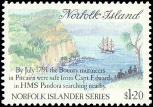 Norfolk Island #508-509, Complete Set(2), 1991, Ships, Never Hinged