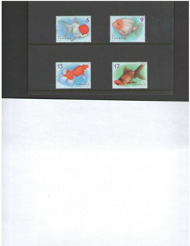 TAIWAN: 2020 N I  / **Beautiful EXOTIC FISHES**/ Complete Set of 4 / MNH
