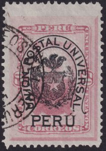 Peru #99 FUVF with Horseshoe ovpt only