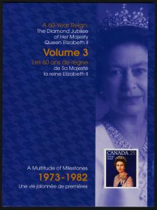 Canada Volume 3 (2515) MNH Queen Elizabeth II Diamond Jubilee Folder