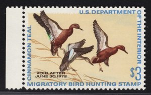 US #RW38 $3 Multicolored Duck Stamp MINT NH SCV $42.5