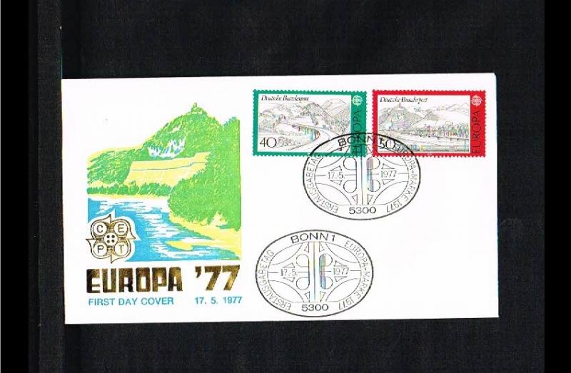 1977 - Europe CEPT FDC Germany Mi.934-935 [KX021]