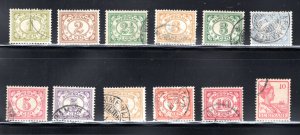 Surinam #75, 77-82, 84-5, 88, 91-2  VF, Used, Partial Set, CV $14.20 ... 6120053