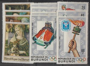 Burundi SC 222-232 MNH