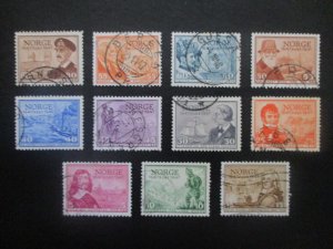 Norway #279-89 Used -WDWPhilatelic (H72) (1/26)