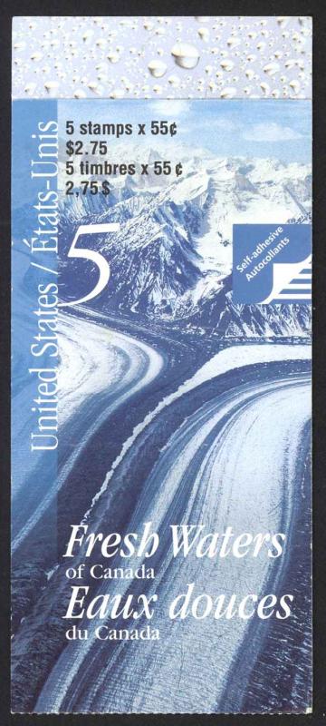 Canada Sc# BK228a Booklet MNH 2000 55¢ Fresh Waters