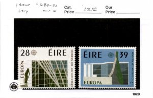 Ireland, Postage Stamp, #689-690 Mint NH, 1987 Europa (AB)