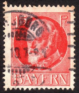 1920, Bavaria 15pf, Used, Sc 101