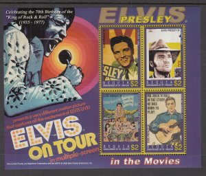 St Vincent Grenadines Bequia 377 Elvis Souvenir Sheet MNH VF