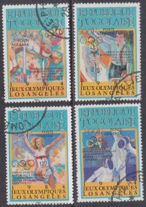 TOGO Sc C502-5 CPL USED SET of 4 - WEST GERMAN OLYMPIANS