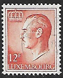 Luxembourg # 573 - Grand Duke Jean - 12F - used...(KlGr)