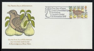 GREAT BRITAIN 1977 SCOTT # 826. THE TWELVE DAYS OF CHRISTMAS SERIES.