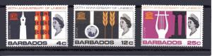Barbados 287-289 MNH