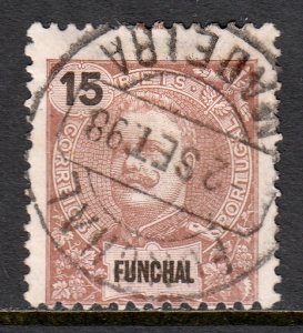 Funchal - Scott #16 - Used - Minor hinge thin - SCV $5.00