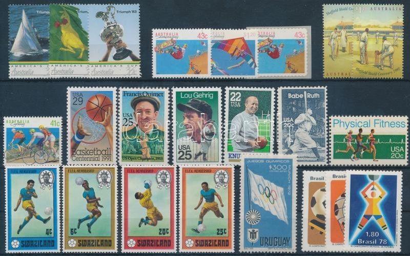 Thematic lot stamp Sport 5 sets + 8 individual values MNH WS199385