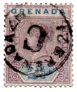 (I.B) Grenada Revenue : Duty Stamp 2½d