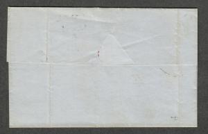 US Sc#10a Pos 97R1i 1851 Cover Wilmington Del. Sep. 16, Cv. $190