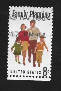 SC# 1455 - (8c) - Family Planning, used single