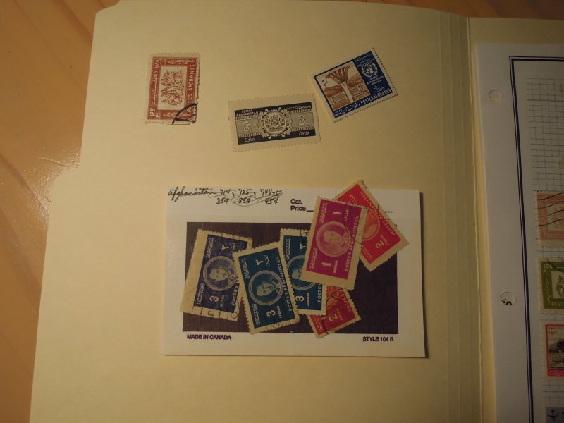 Small Afganistan collection, 77 stamps