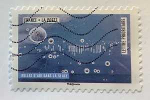 France 2018 Scott 5362 used - Work of Nature, Air Bubbles in the Ice