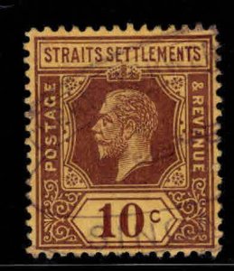 Straits Settlements Scott 158 Used KGV stamp, wmk 3