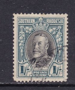 Southern Rhodesia Scott 26b, 1937 KGV 1/ perf 14, VF Used. Scott $165.