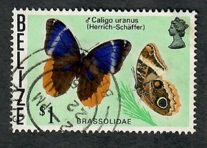 Belize #357 Butterfly used single