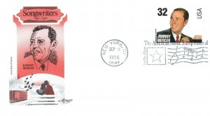 US FIRST DAY COVERS AMERICAN SONGWRITERS & BIG BAND LEADERS-5 DIFFERENT CACHETS