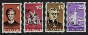 Suriname Redemptorists Mission 4v 1966 MNH SG#585-588