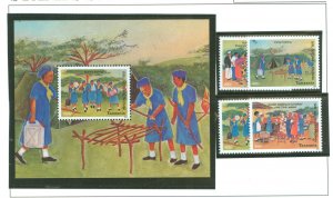 Tanzania #2300-2304 Mint (NH) Souvenir Sheet (Scouts)