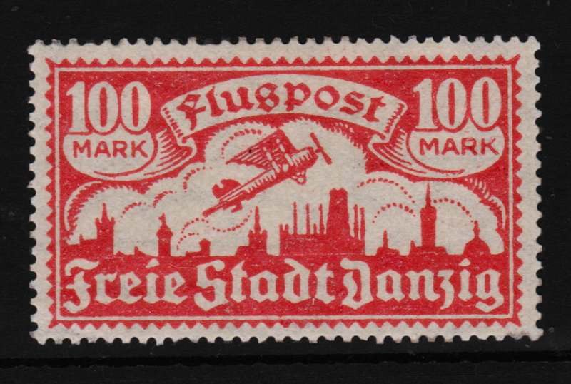 Danzig Postage Due Sc#C19 MLH OG F-VF