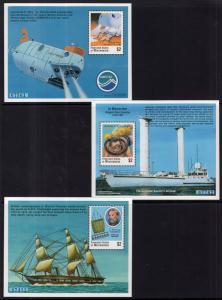 Micronesia 270-272 Souvenir Sheets MNH VF